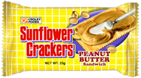 Sunflower Peanut Butter Cream Sandwich